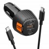 Spigen Essential EV1133 Ładowarka Samochodowa 3x USB 113W – Czarna